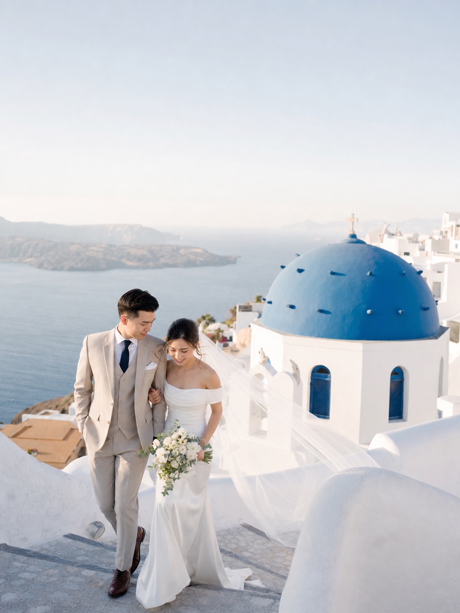Santorini Xanh Biếc